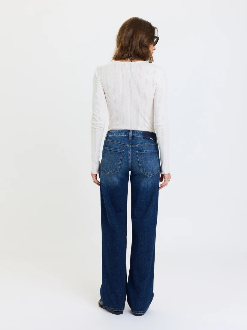 DAZE Keeper Low Rise Straight in Dark Authentic