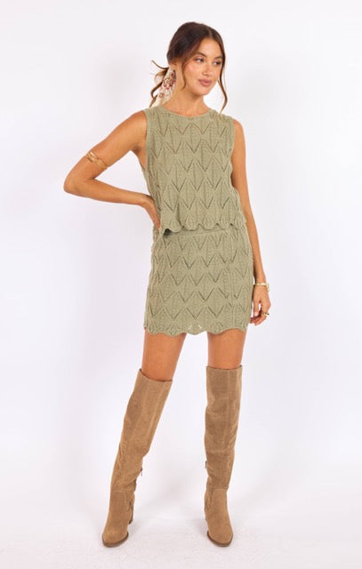 Succulent Sweater Tank