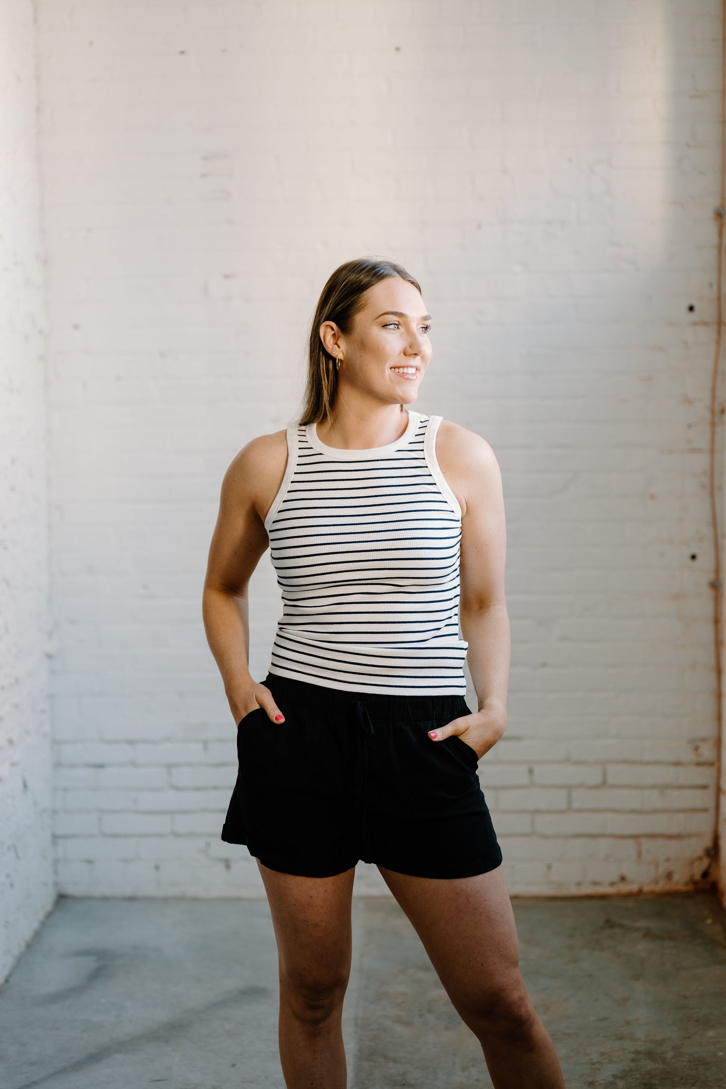 Deryl Stripe Tank