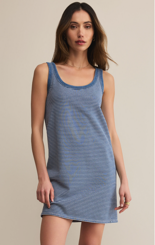 Mathis Striped Mini Dress