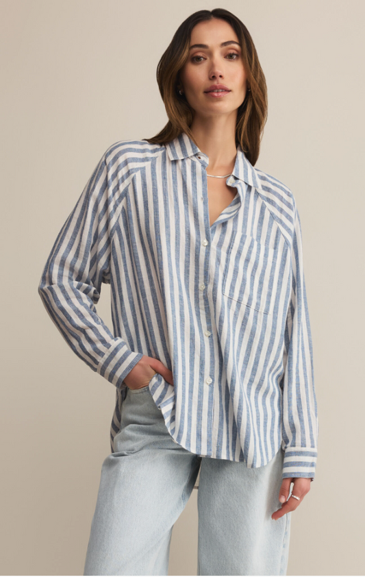 The Perfect Line Top in Boathouse