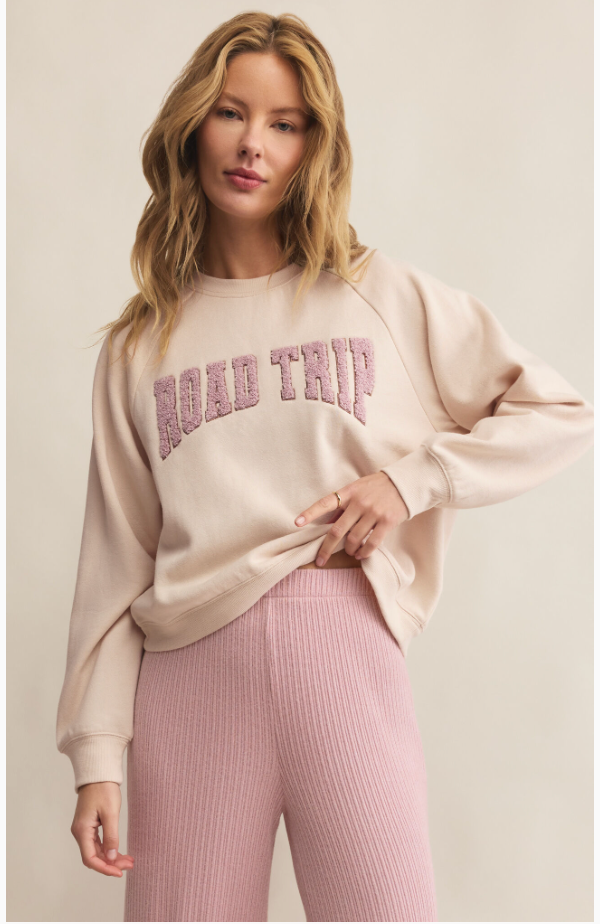Oversized Road Trip Sweatshirt