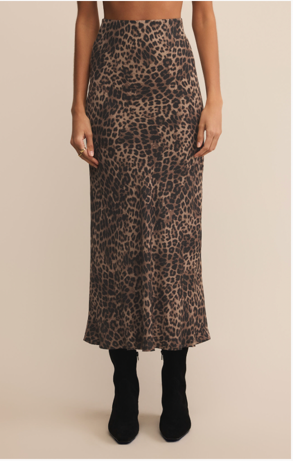 Izabel Leopard Skirt