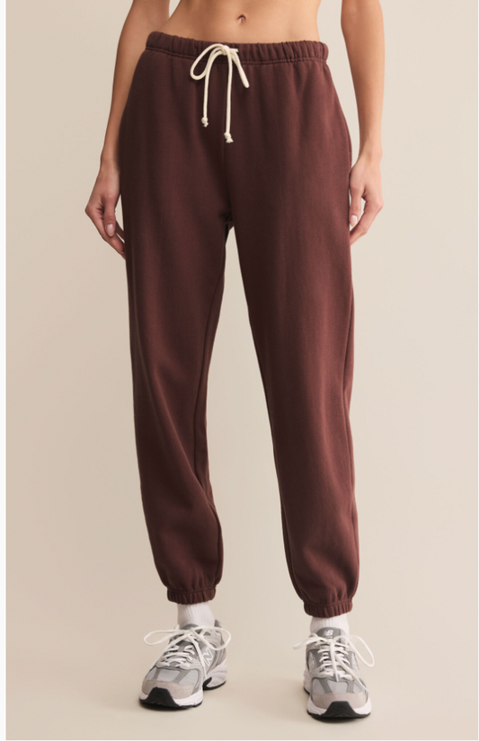 Stadium Cotton Jogger in Sandalwood