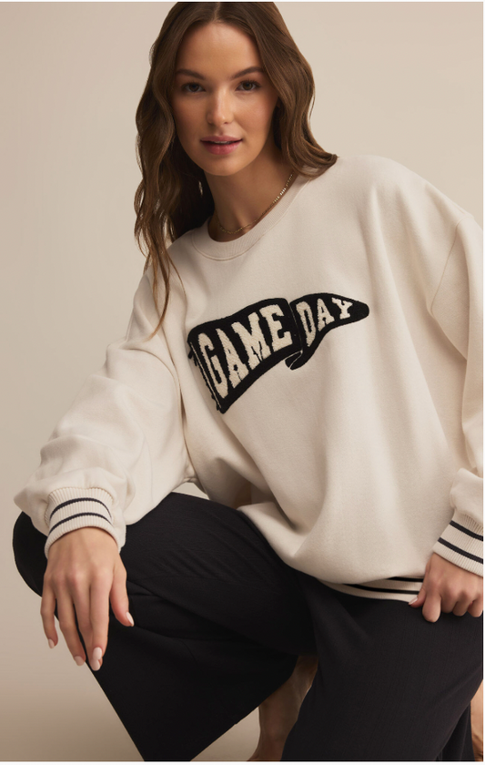 Oversized Let's Go Sweatshirt