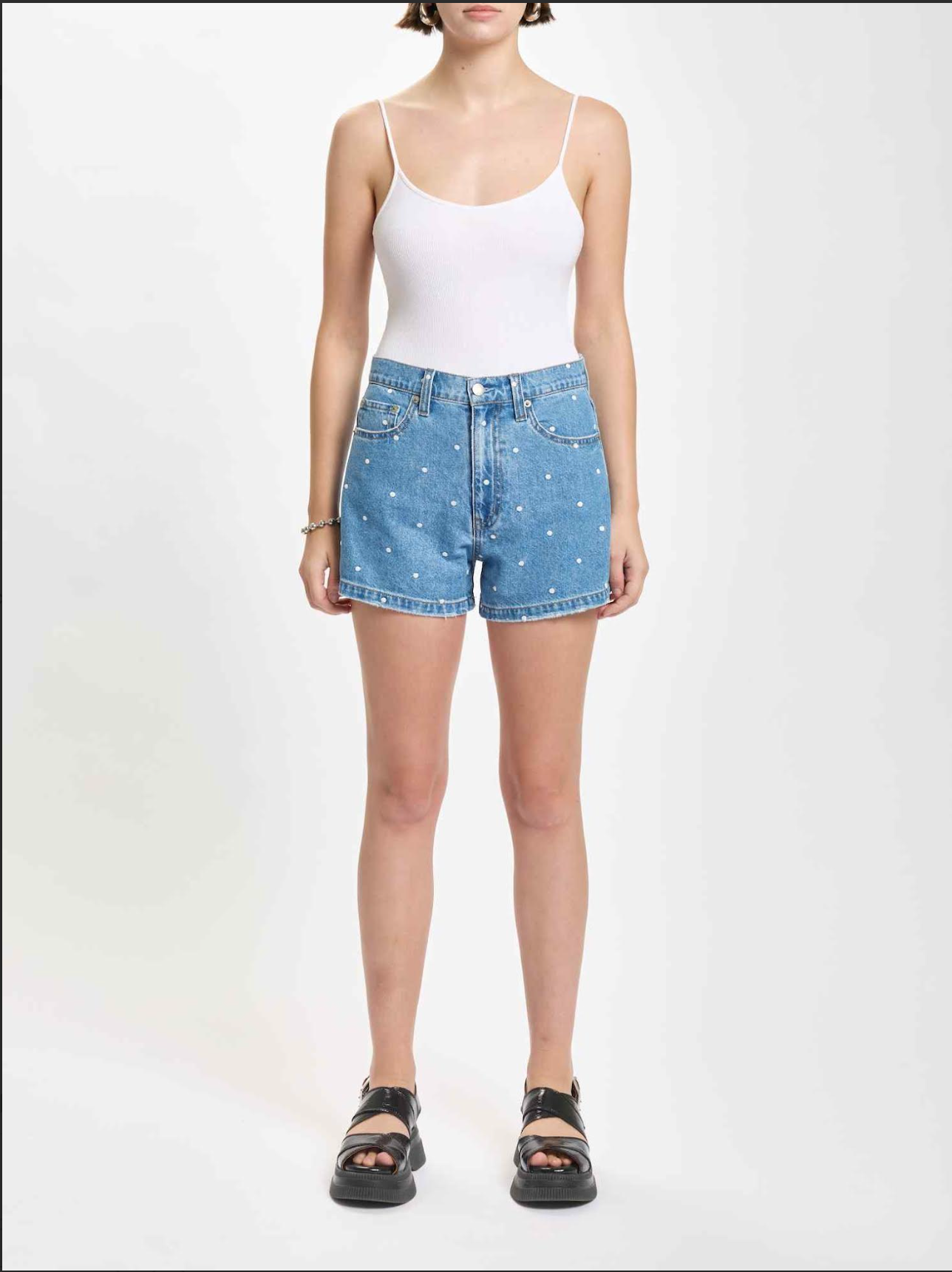 DAZE Knockout High Rise Short in Full Circle