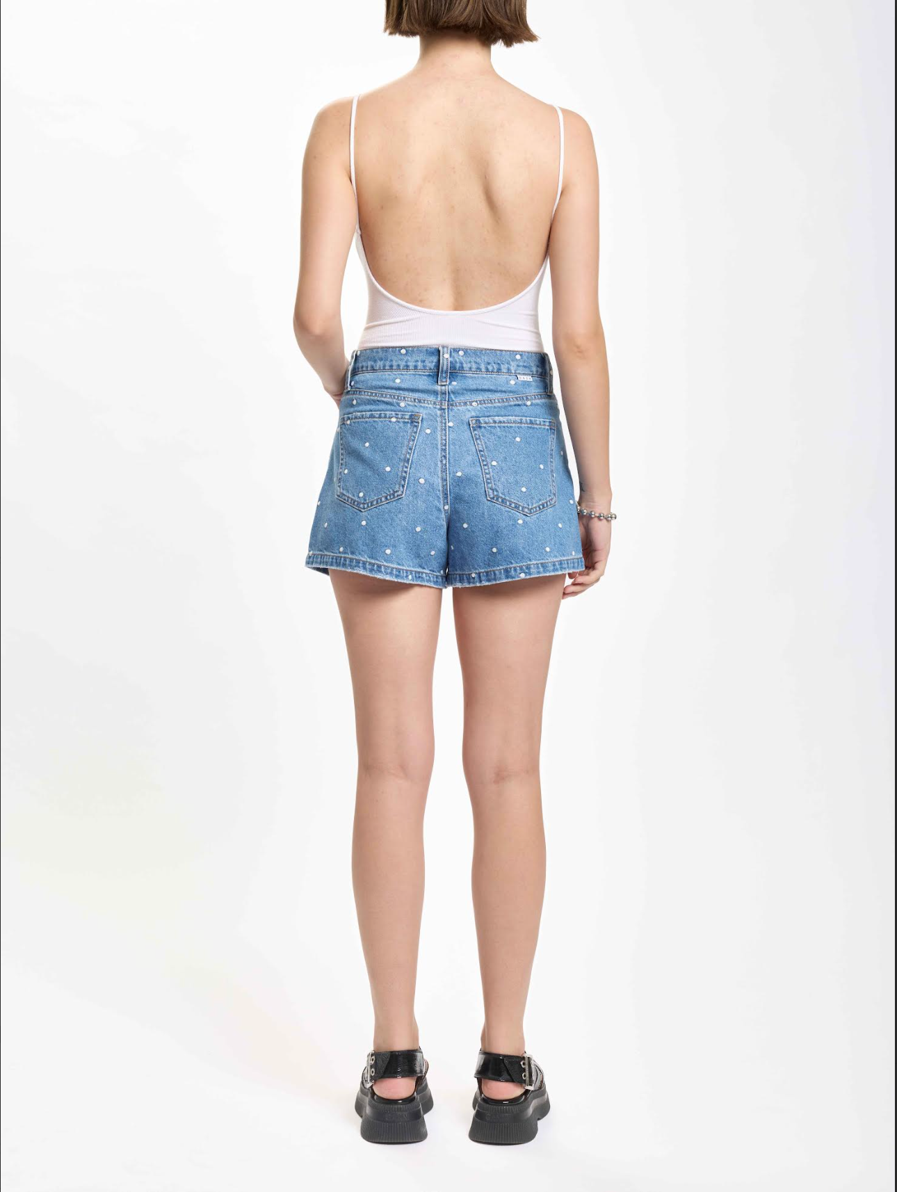 DAZE Knockout High Rise Short in Full Circle