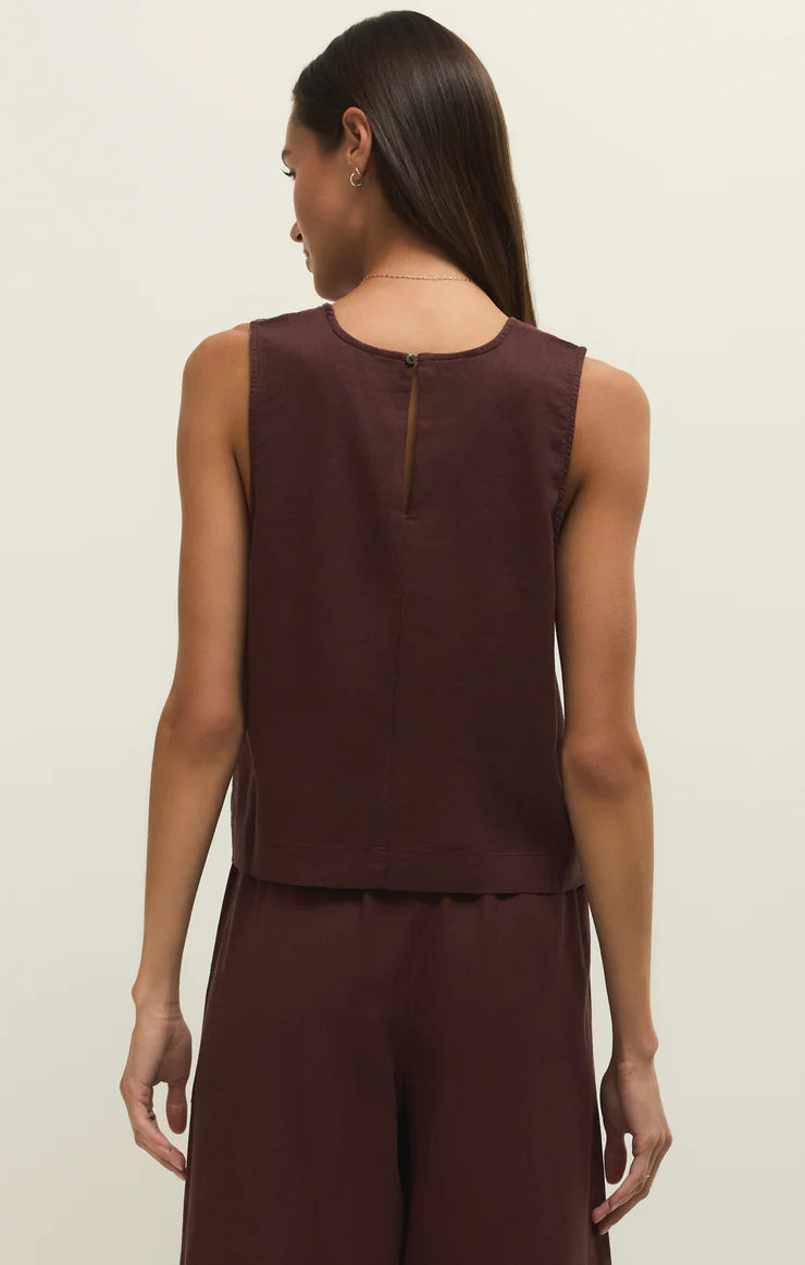 Z Supply Sloane Linen Tank Top