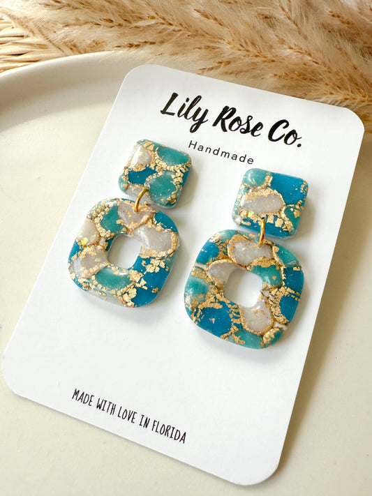 Blue Mix Earrings 