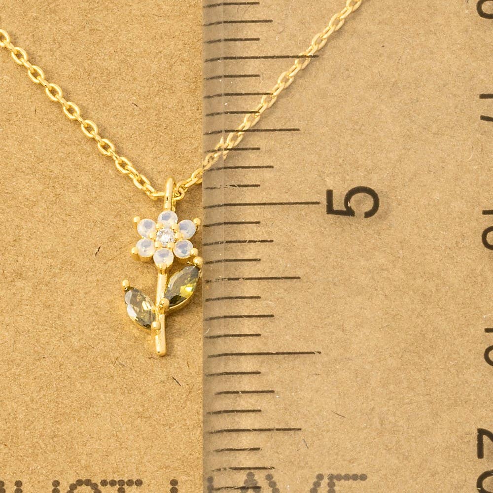 Flower Pendant Necklace