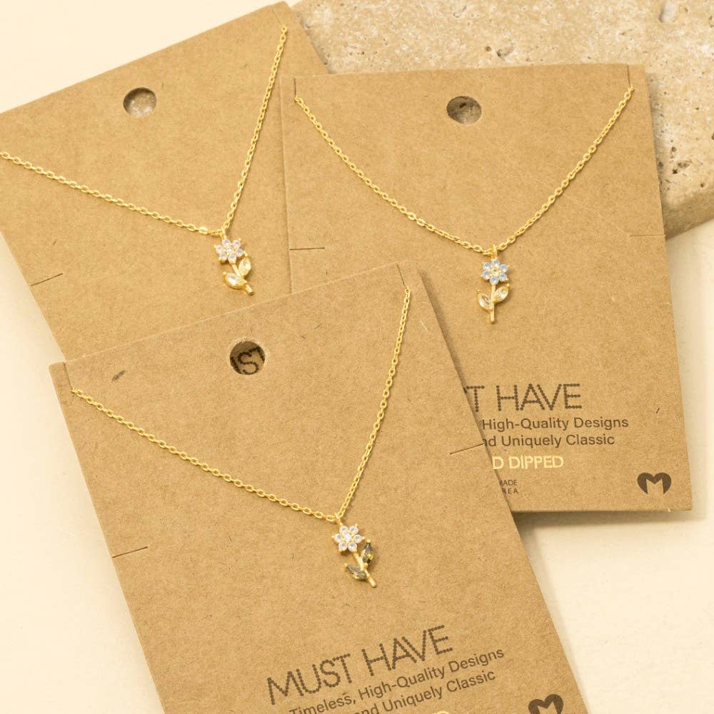 Flower Pendant Necklace