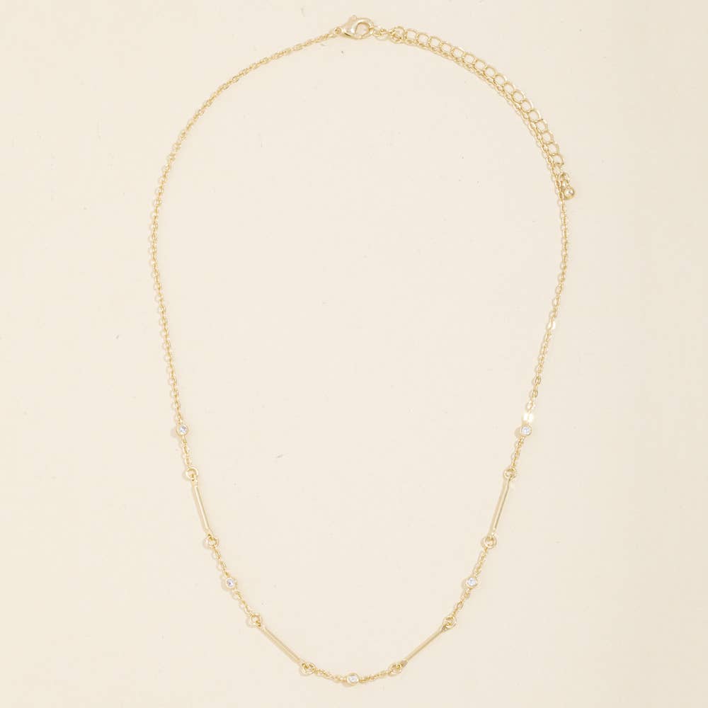 Bar Link Chain Necklace