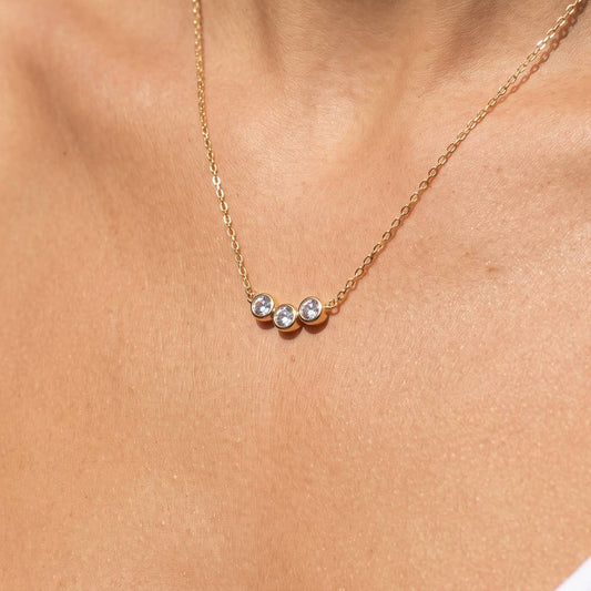 Gold Dipped Dainty Necklace