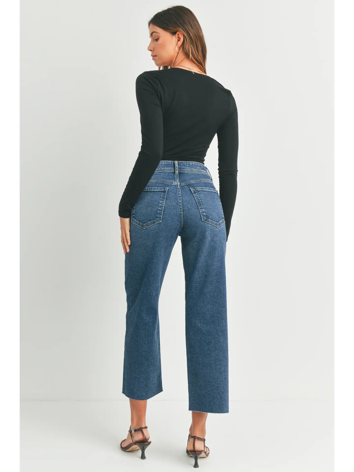 Just Black Denim Hight Rise Utility Wide Leg Denim