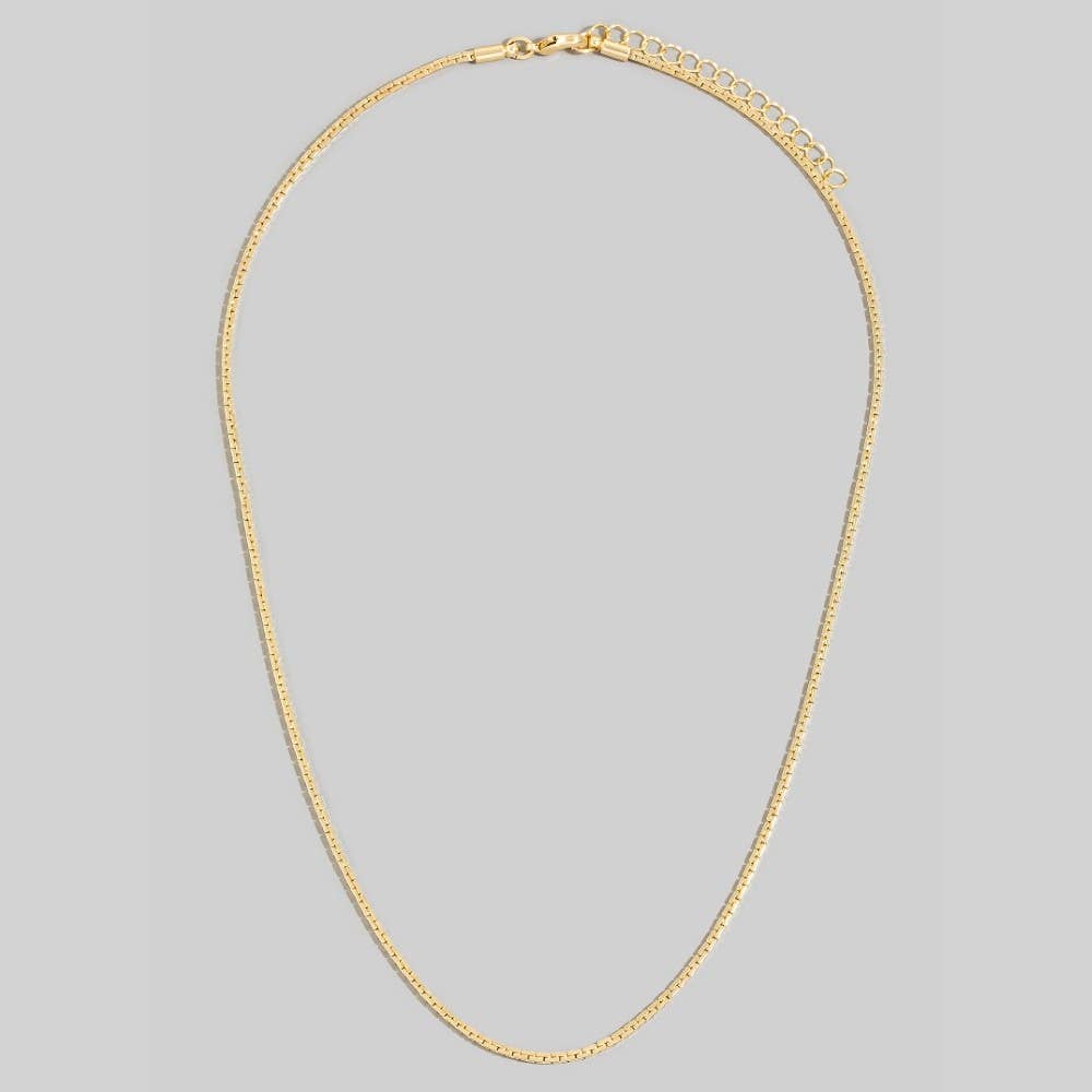 Dainty Box Chain Necklace
