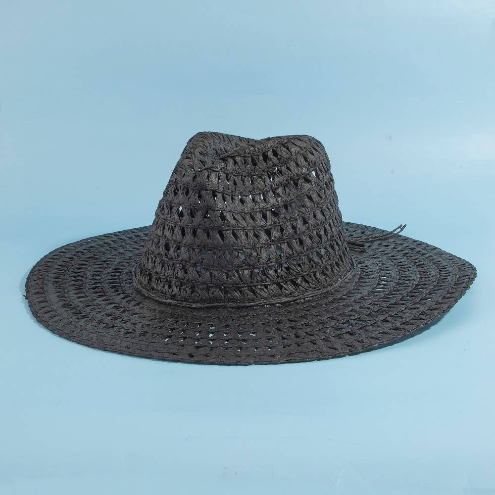 Straw Braid Floppy Sun Hat