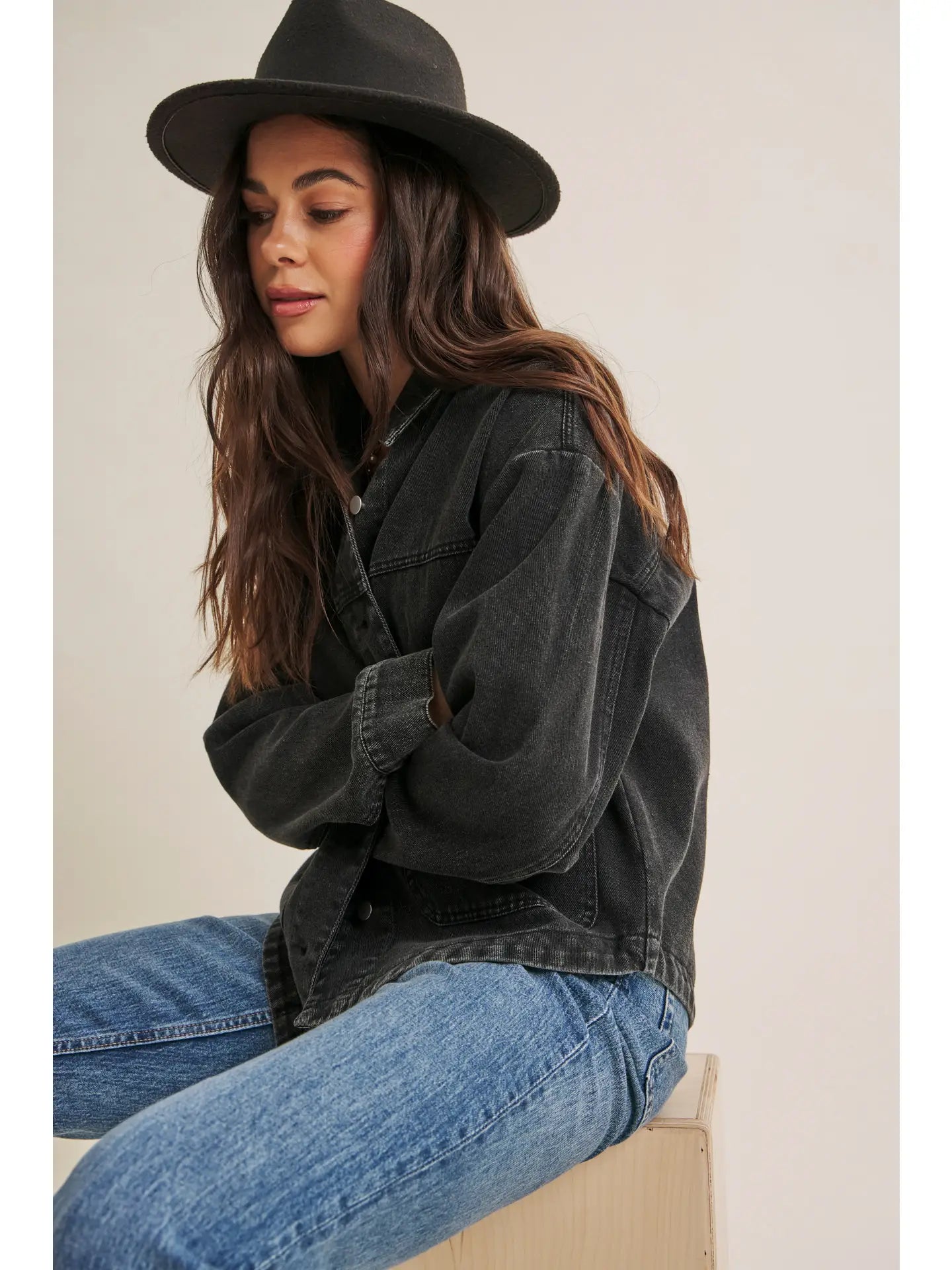 Stevie Washed Denim Jacket
