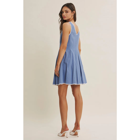 Skyline Breeze Sleeveless Mini Dress