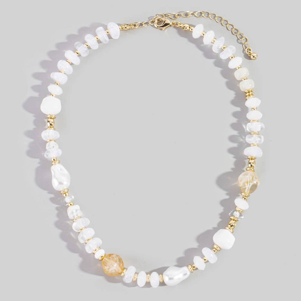 Intricate Mixed Beaded Necklace