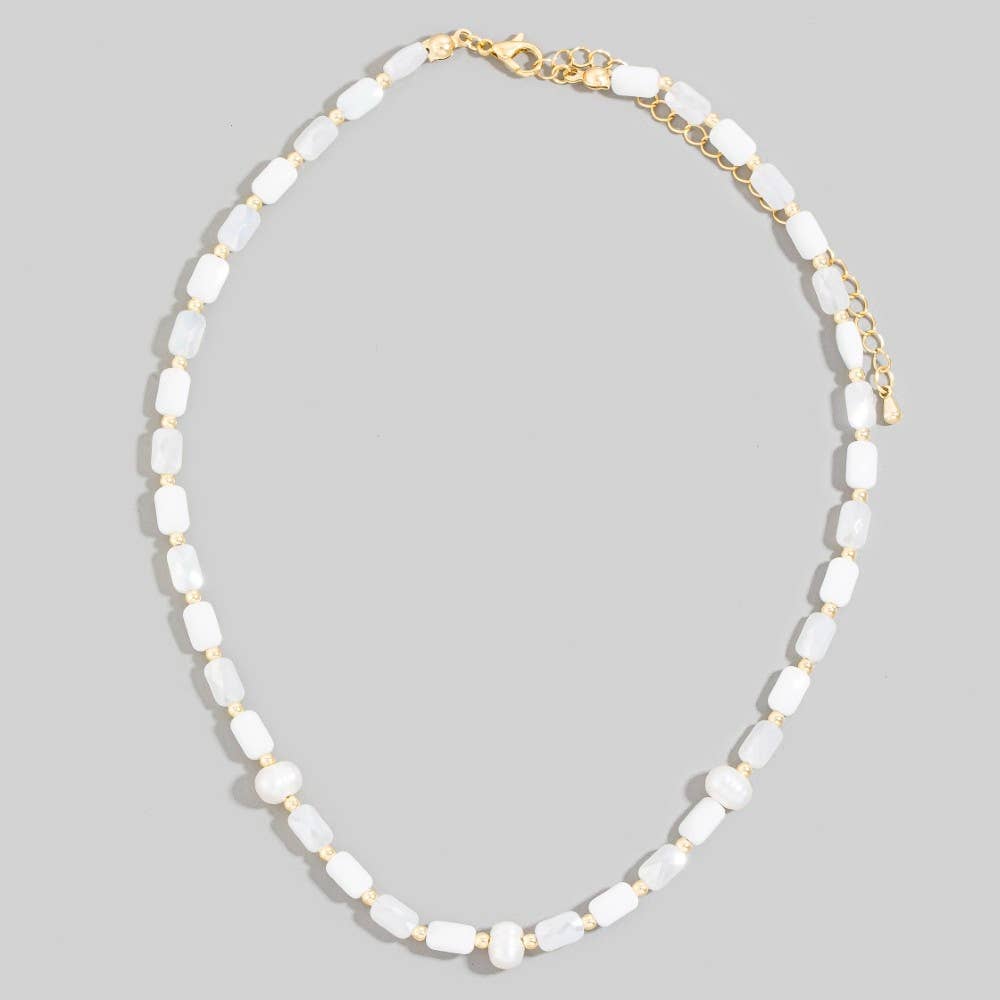 Pure Glow Beaded Necklace