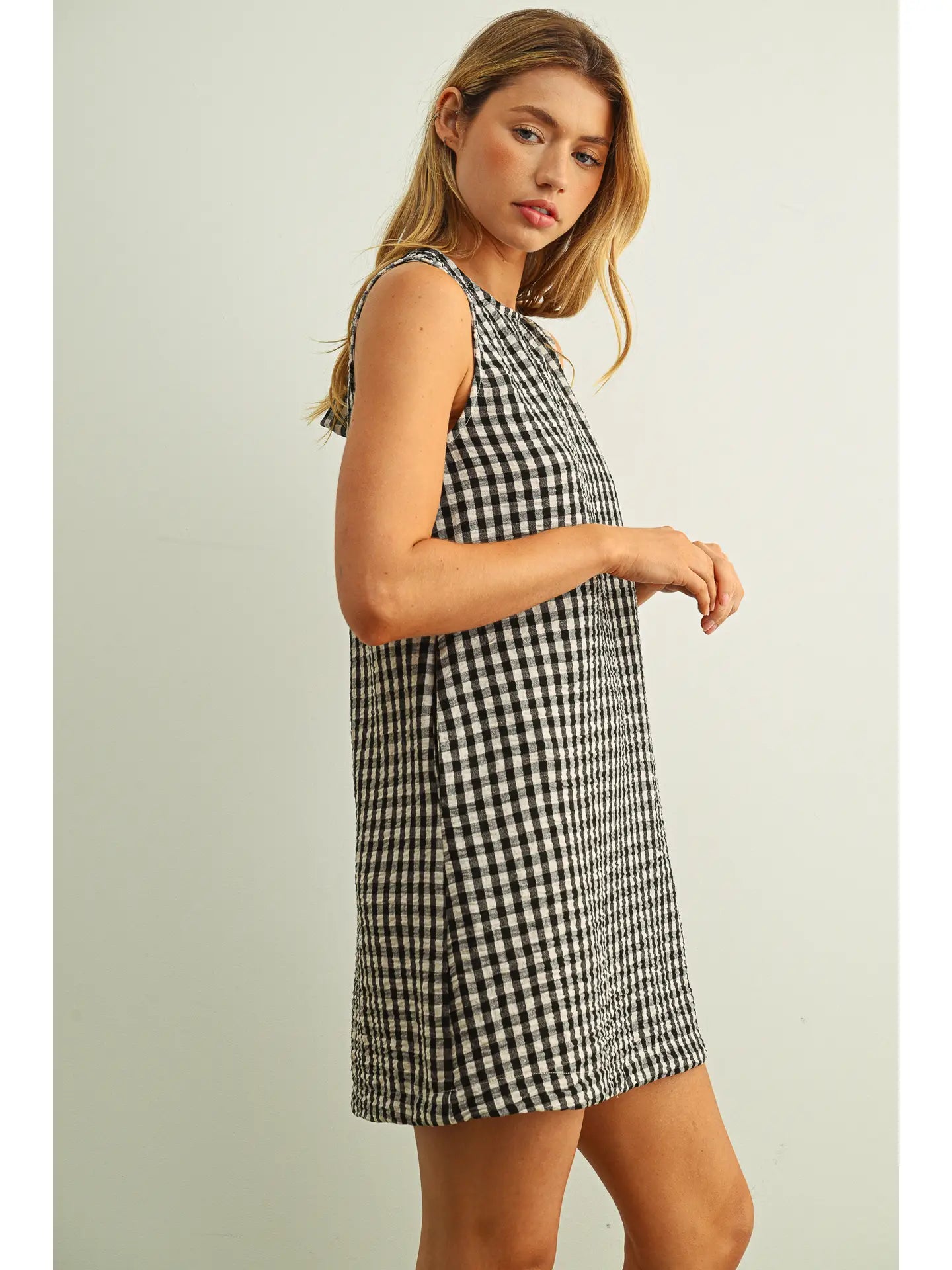 Gingham Grace Mini Dress