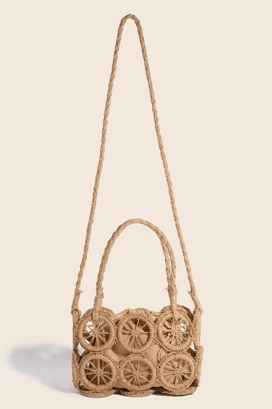 Intricate Braided Wheels Hand Bag