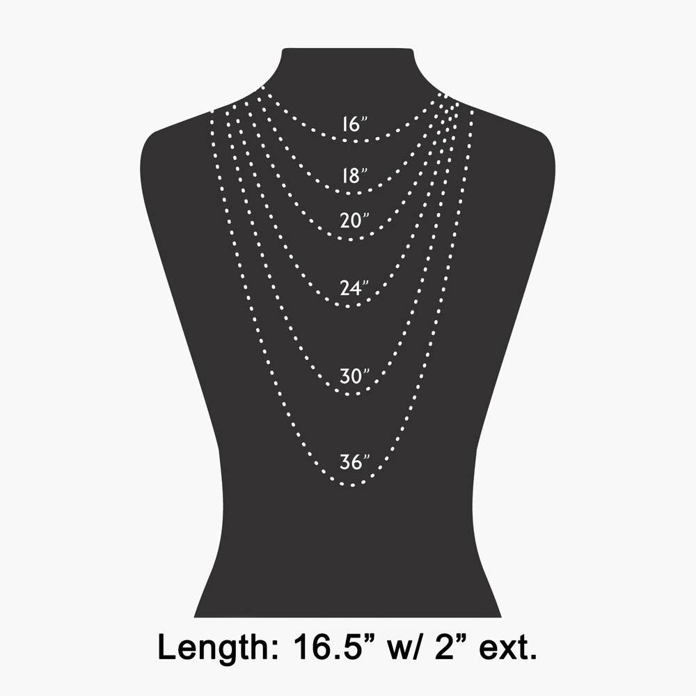 Hammered Coin Disc Station Necklace