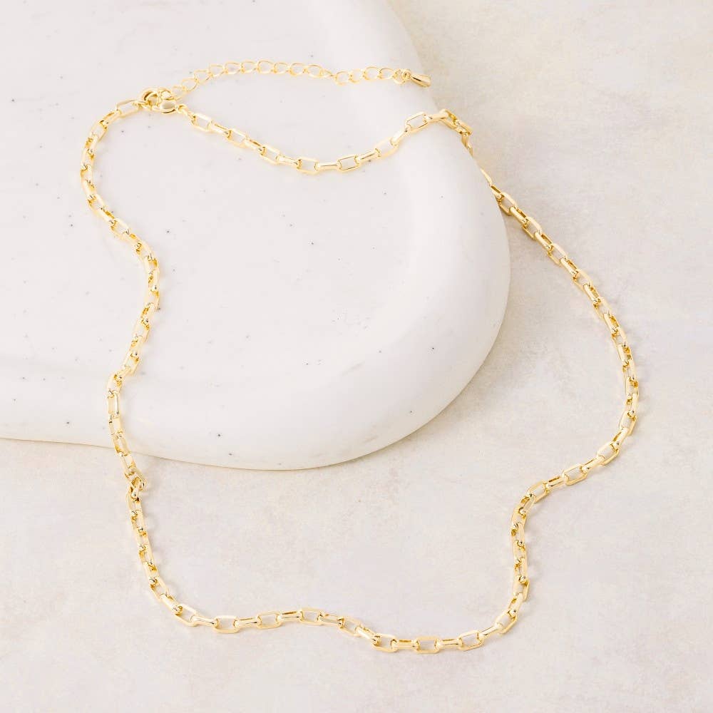 Cable Chain Link Necklace