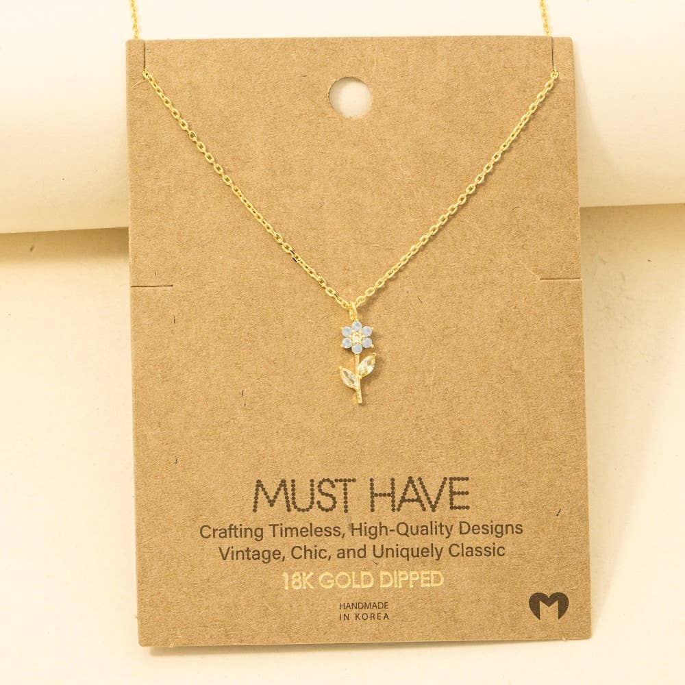 Flower Pendant Necklace