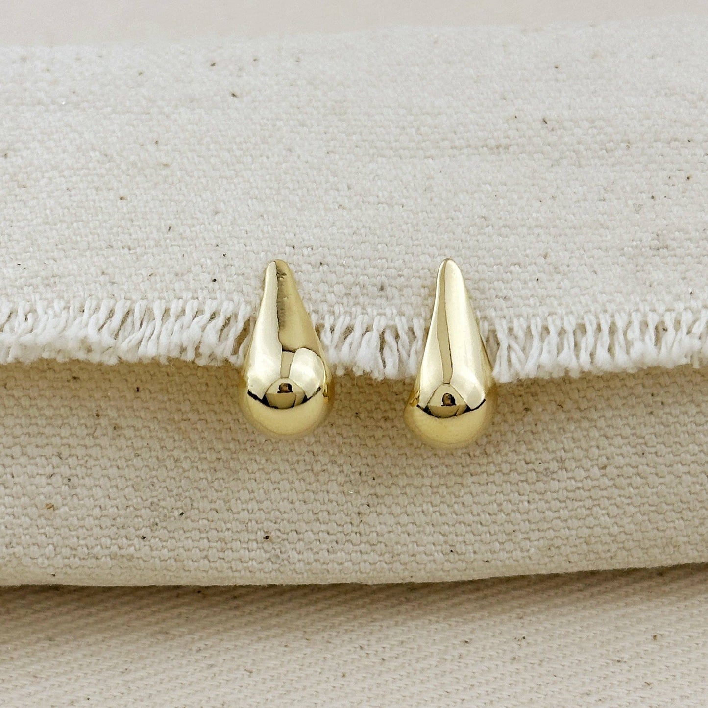 Teardrop Stud Earrings