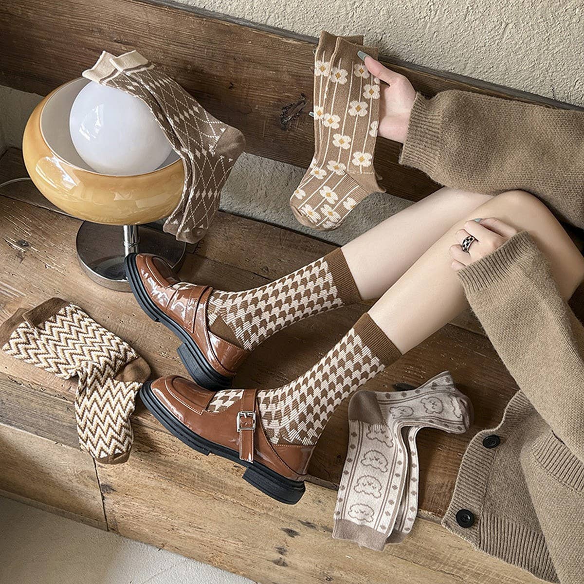 The Hearth Knit Crew Socks