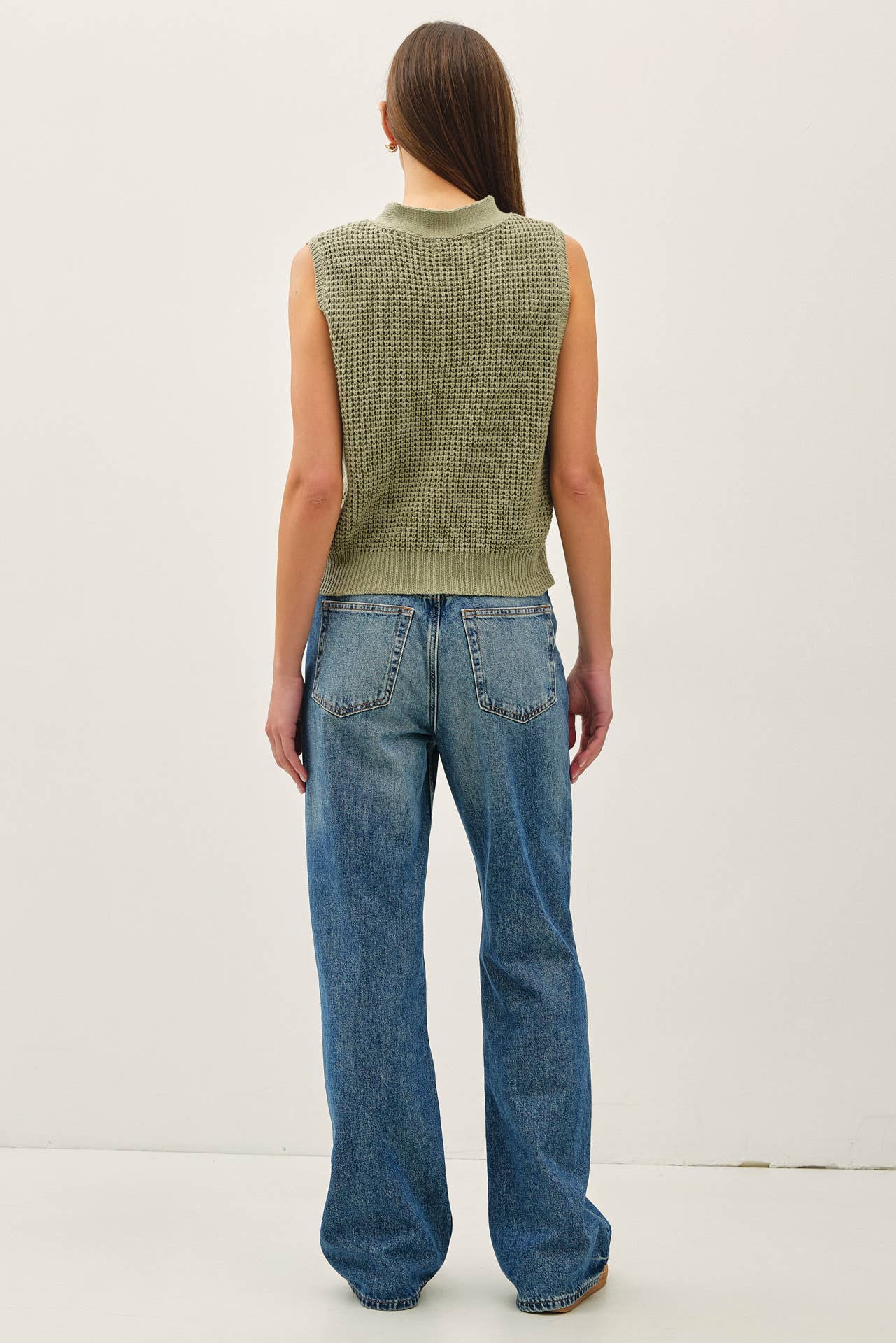 Daphne Waffle Knit Vest