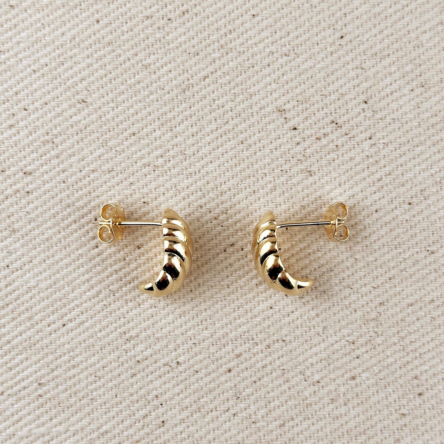 Croissant Stud Earrings