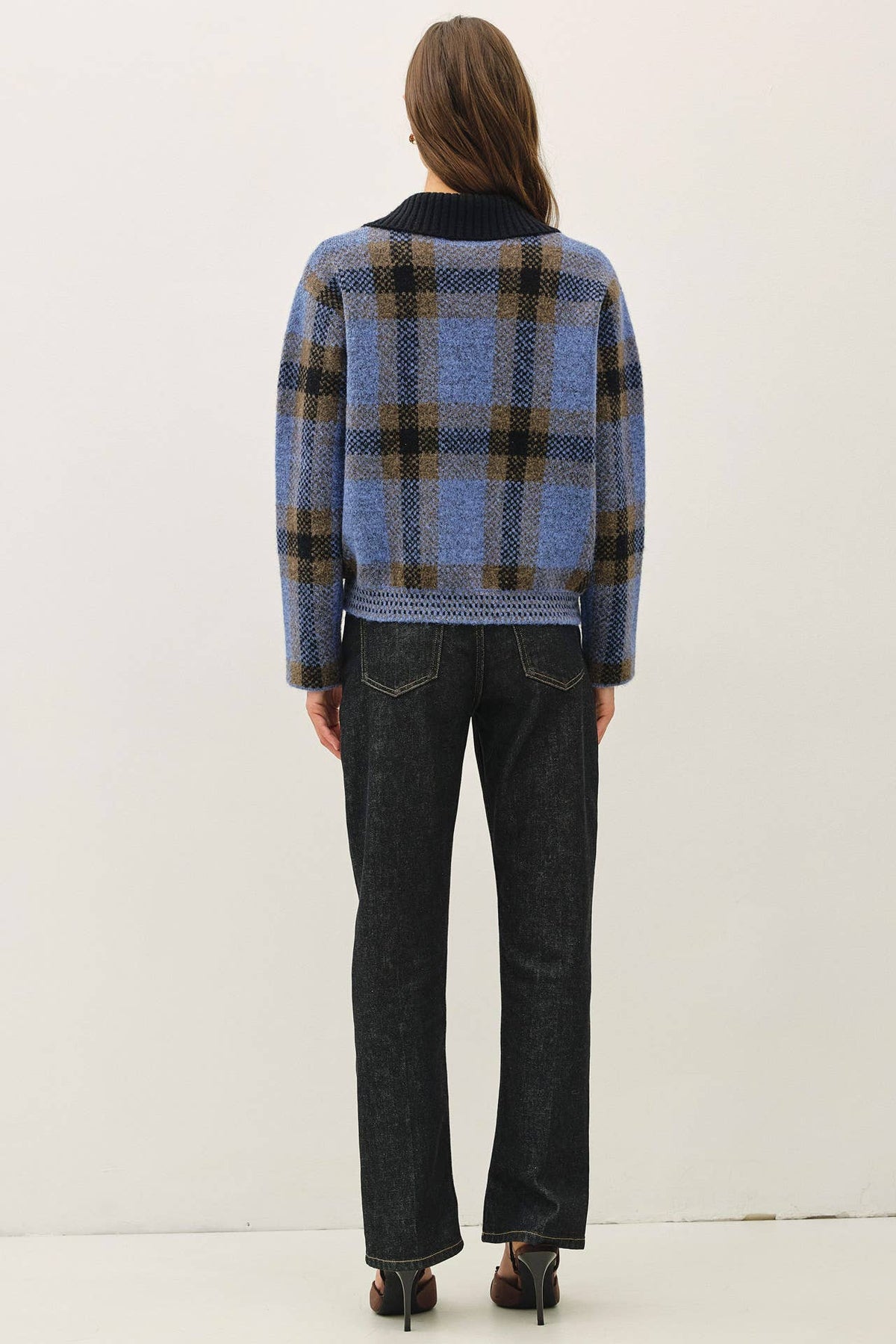 Cozy Check Zip Jacket