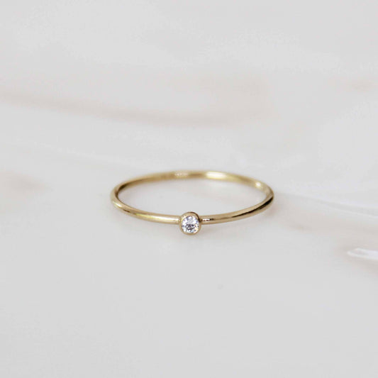Classic Single Stone Ring