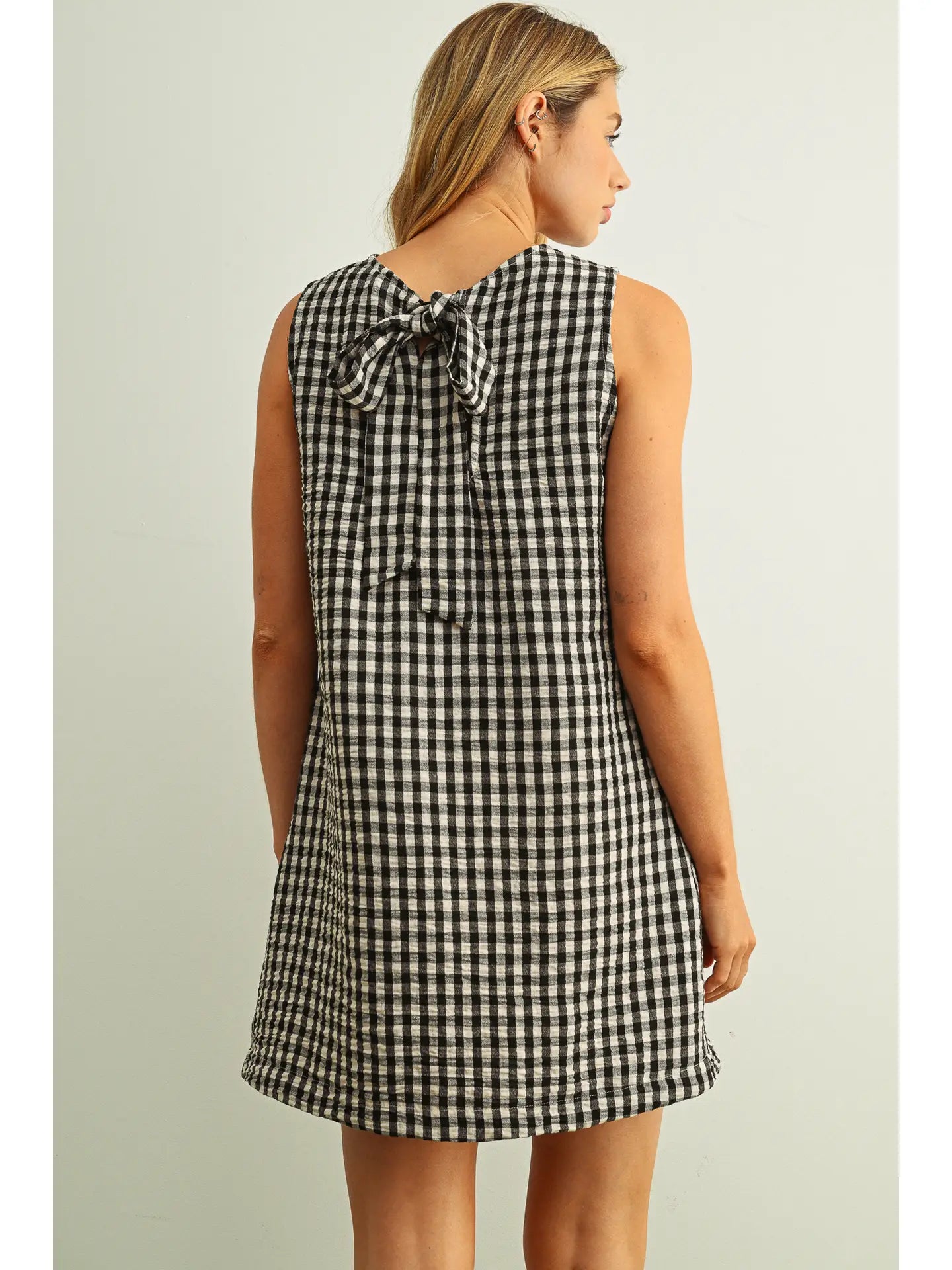 Gingham Grace Mini Dress