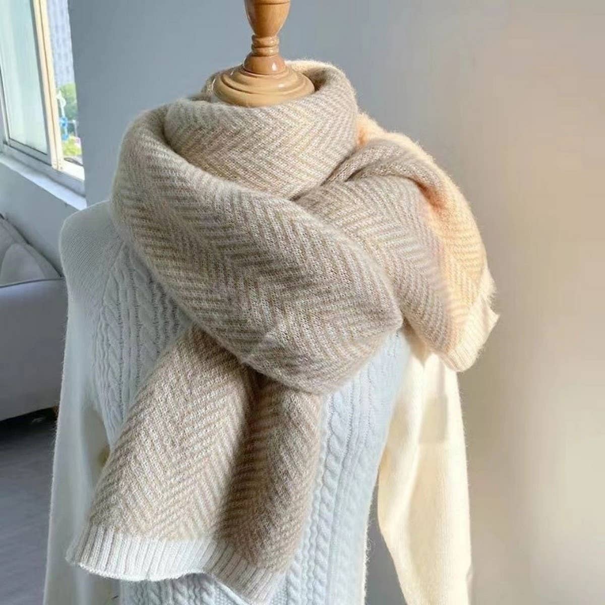 The Willow Herringbone Scarf