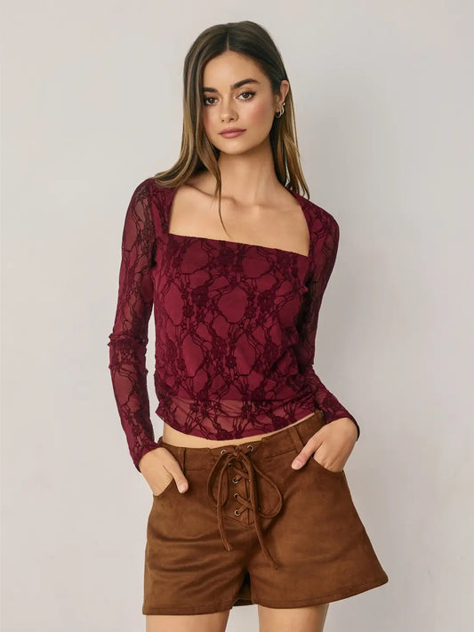 The Juliette Lace Top