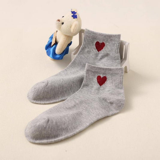 Heart Cotton Ankle Sock