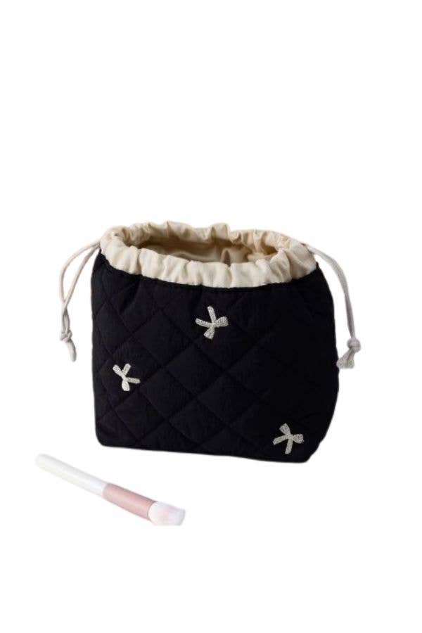 Quilted Drawstring Bag