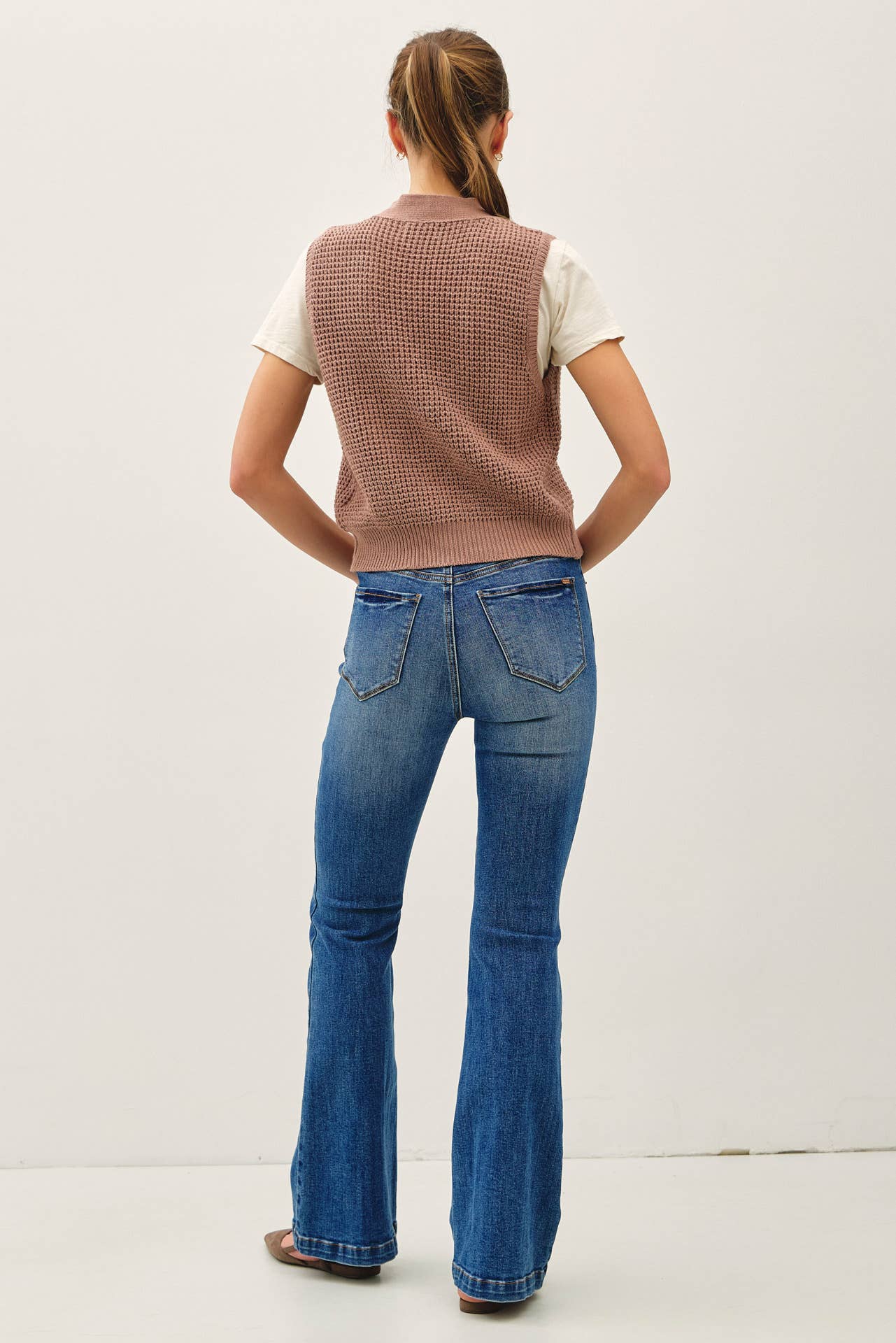 Daphne Waffle Knit Vest