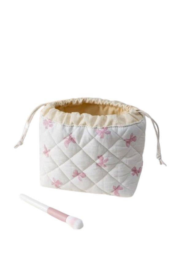 Quilted Drawstring Bag