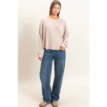 Waffle Oversized Longsleeve