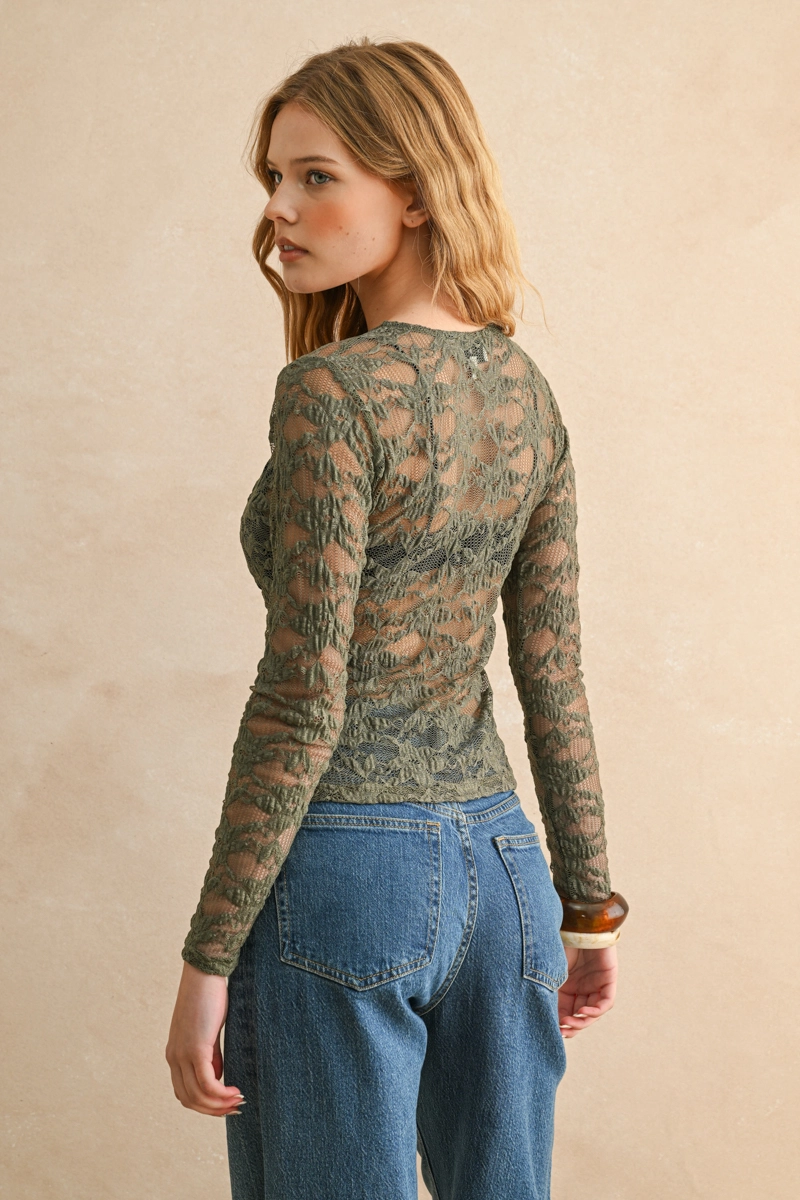 Maren Lace Top