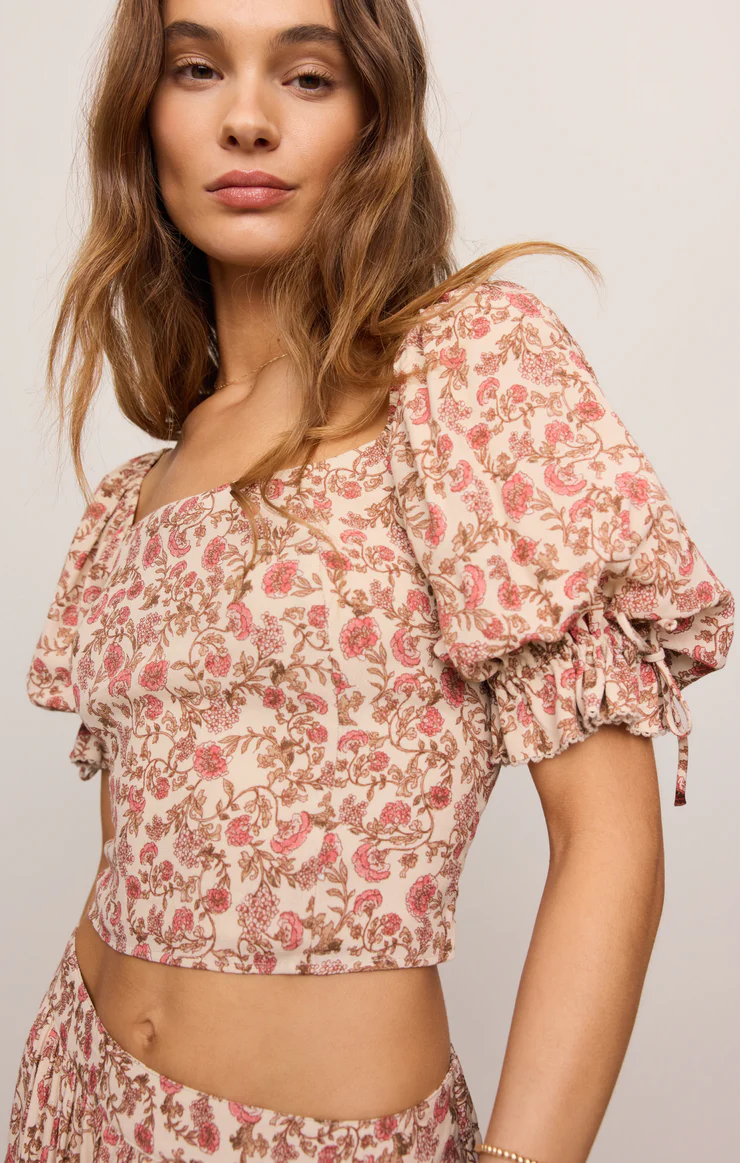 Z Supply Moira Floral Top
