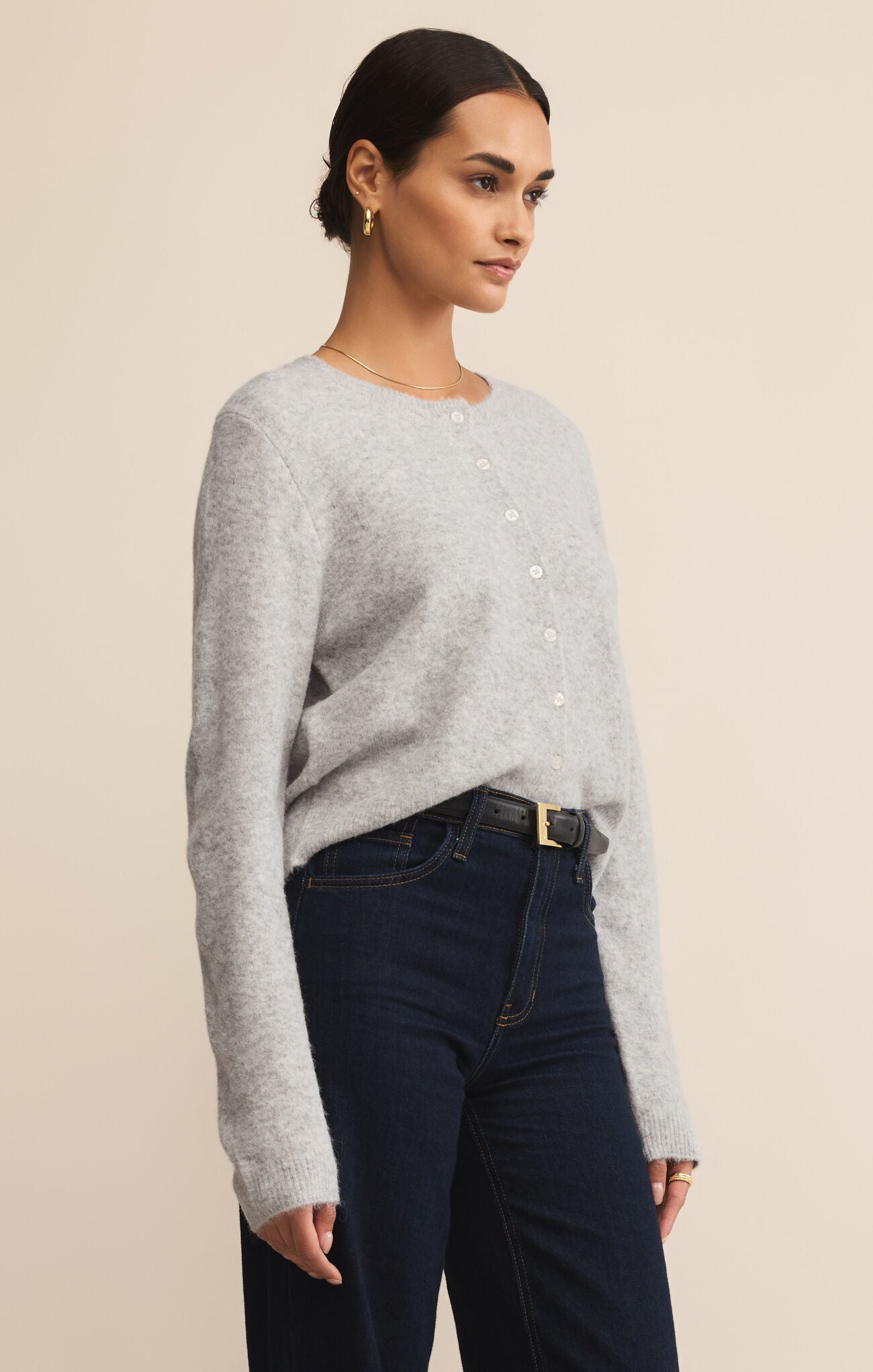Medina Cardigan In Grey