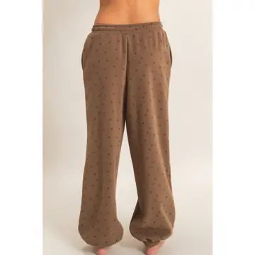 Star Print Sweatpants
