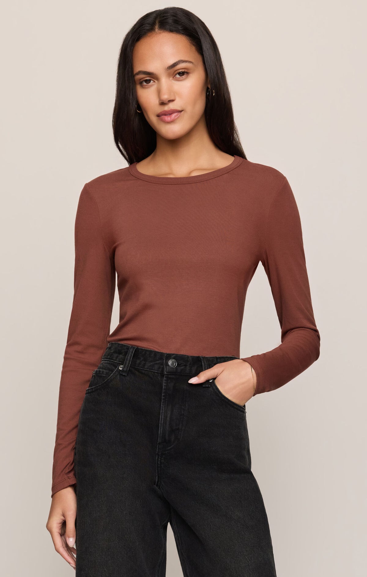 Z Supply Second Skin Crew Long Sleeve