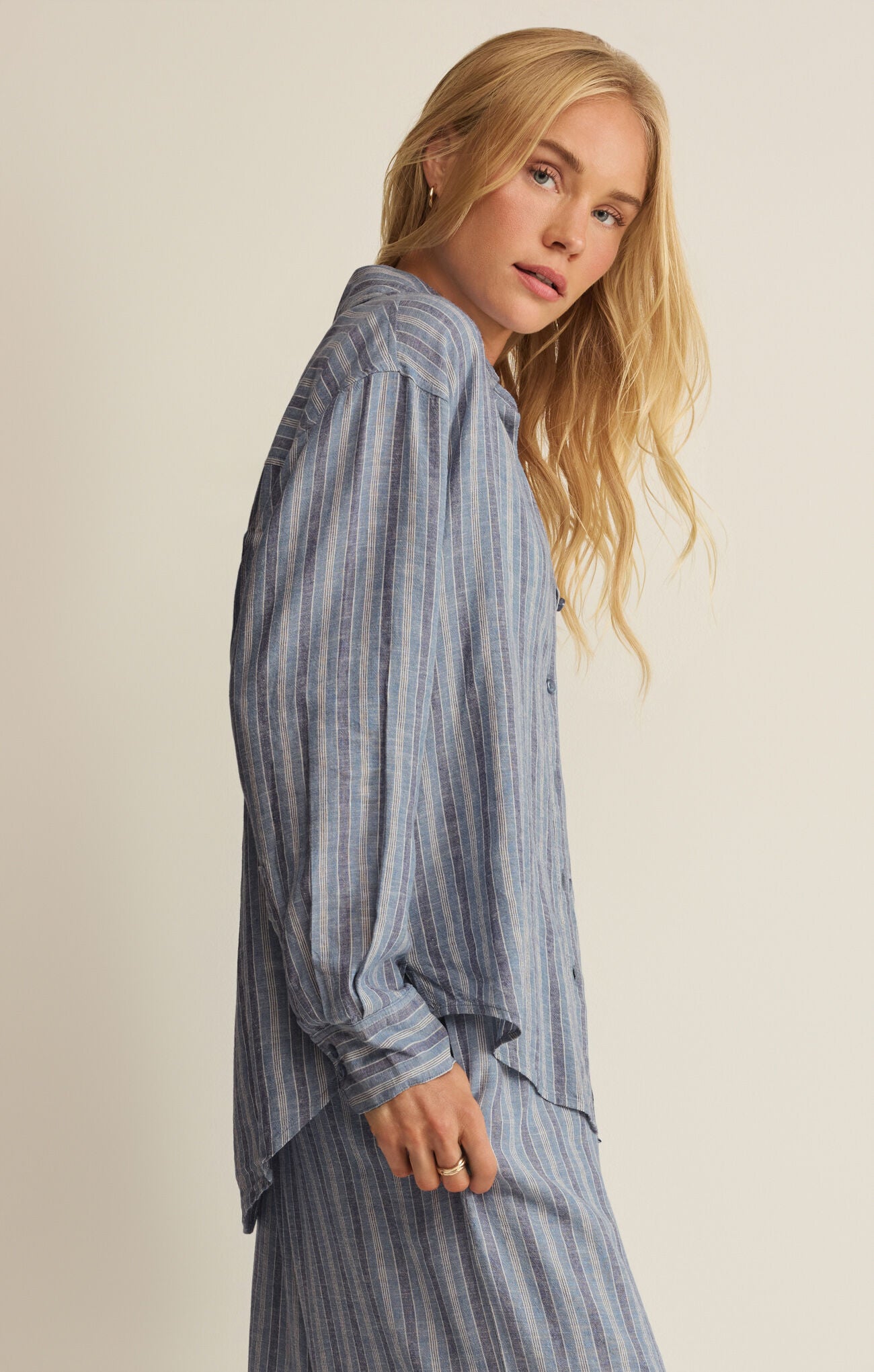 Z Supply The Perfect Striped Button Up