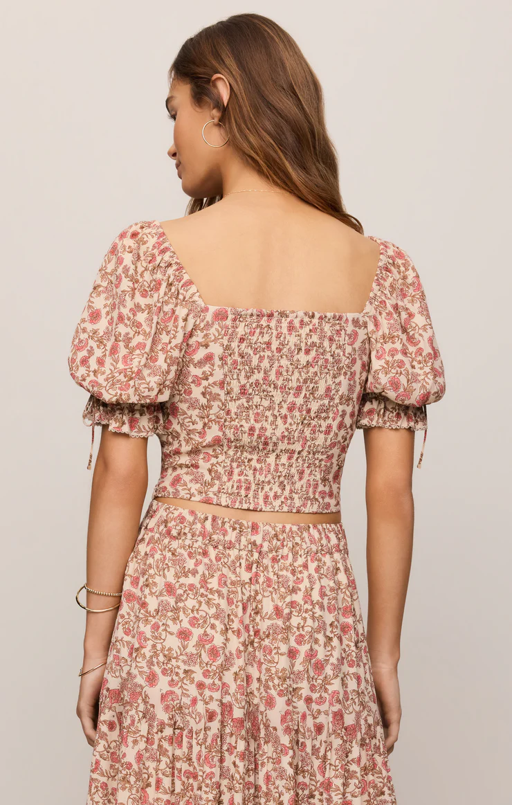 Z Supply Moira Floral Top